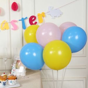 Honeycomb Hanging Decorations | Happy Easter Egg Banner | Spring Themed Party Supplies Wholesale