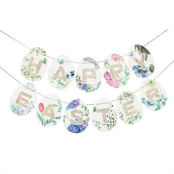Happy Easter Banner Decorations Wholesale | Easter Themed Party Supplies
