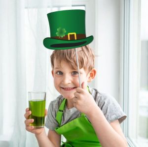 Accessoires de photomaton pour la fête de la Saint-Patrick | Fournisseur de kits à thème Shamrock