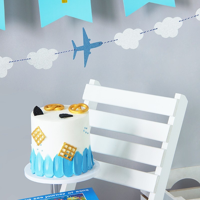 details of the paper pompom decorations
