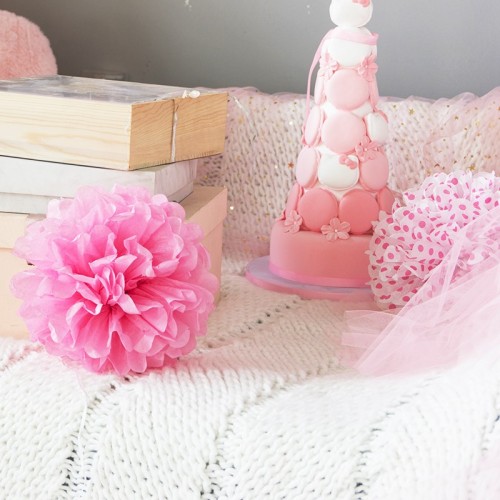 Baby Pink Happy 100 Days Articles de fête sur le thème en gros | Décorations de fête pour les filles