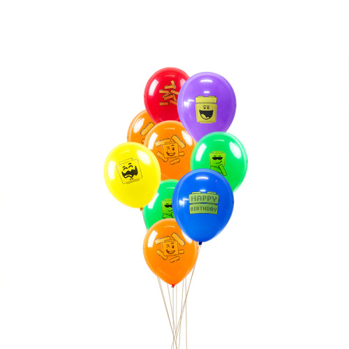 Ballons de dessin animé pour décorations de fête | Vente en gros de ballons en latex imprimés