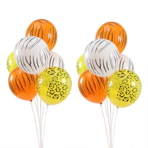 Dschungel-Latexballons Lieferant | Safari-Tierdruck-Luftballons für Partydekorationen im Großhandel