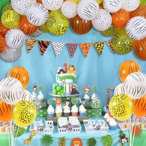 Fournisseur de ballons en latex de la jungle | Ballons à imprimé animal Safari pour la vente en gros de décorations de fête
