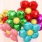 Flowers Balloons for Baby Shower Happy Birthday Party | Five Petal Foil Colorful Balloons Supplier