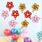 Flowers Balloons for Baby Shower Happy Birthday Party | Five Petal Foil Colorful Balloons Supplier