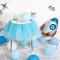 Astronaut Rocket Balloons | Boys Space Birthday Themed Foil Balloons Kit Decorations Wholesale