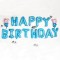 Mond-Stern-Luftballons | Jungen alles Gute zum Geburtstag Folienballons Kits Großhandel
