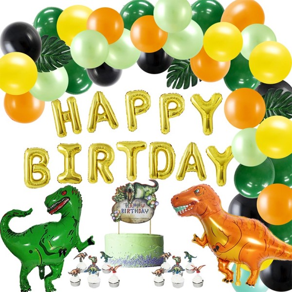 SUNBEAUTY Balloons Arch Garland Kit for Boys and Girls | Dinosaur Birthday Party Supplies Wholesale