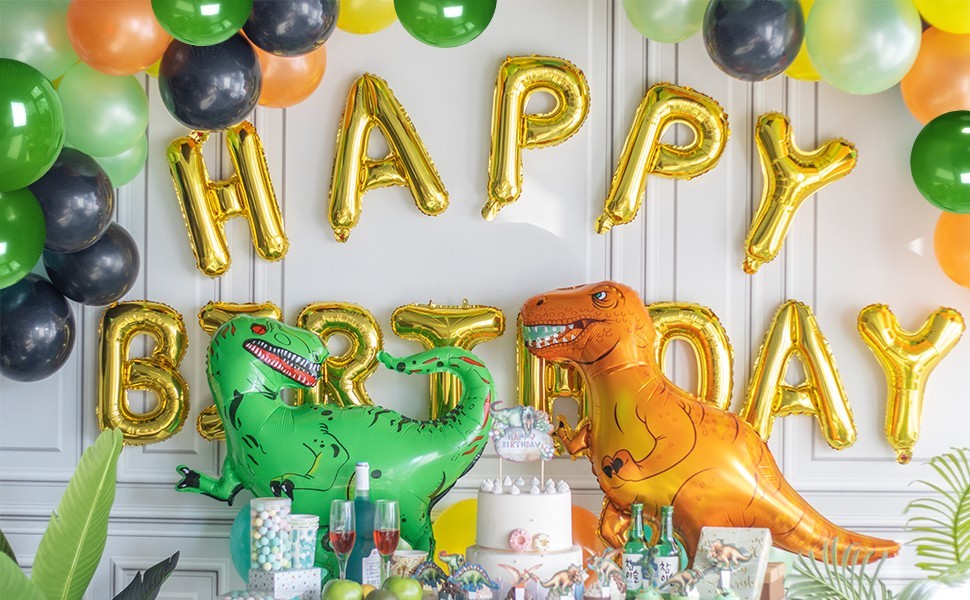 dinosaur foil balloons
