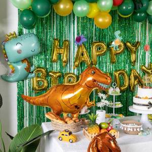 Kit de décorations de fête sur le thème des dinosaures de la jungle en gros pour garçons et filles