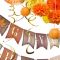 Give Thanks Banner Paper Fans Hanging Swirls | Thanksgiving Party Decorations Kit Wholesale