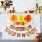 Give Thanks Banner Paper Fans Hanging Swirls | Thanksgiving Party Decorations Kit Wholesale