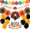 Wholesale Thanksgiving Party Decorations Kit | Fall Themed Harvest Day Party Supplies