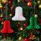 Christmas Paper Fans Tree Santa Hat Honeycomb | Christmas Party Hanging Decorations Kits Wholesale