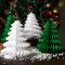 Christmas Paper Fans Tree Santa Hat Honeycomb | Christmas Party Hanging Decorations Kits Wholesale