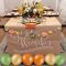 Thanksgiving-Party-Dekorationsset | Ernte-Banner, Luftballons, Foto-Requisiten, Cupcake-Lieferant