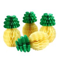 SUNBEAUTY Pineapple Honeycomb Centerpieces Paper Party Supplies Wholesale