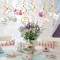 JOYEET Tea Party Hanging Swirl Dekorationen für Tea Theme Baby Shower Girls Birthday Decor Supplier
