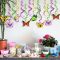 Schmetterlings-hängende Strudel-Dekorationen für Teeparty-Babyparty-Mädchen-Geburtstags-Dekor-Lieferant