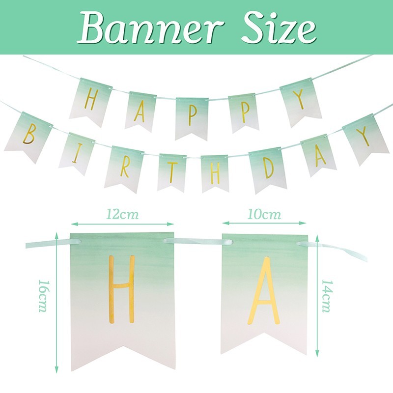 Birthday Party Banner Size