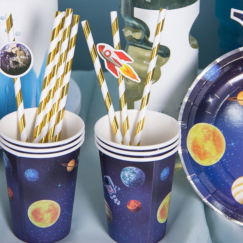outer space paper cups