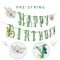 Happy Birthday Banner | Green Summer Spring Butterfly Birthday Party Decorations Wholesale
