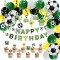Banner Swirls Cupcake Toppers Wholesale | Balloon Garland for Kids Soccer Themed Birthday Party