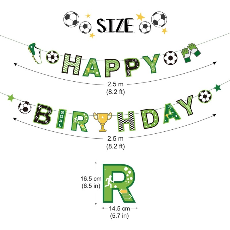 soccer birthday banner