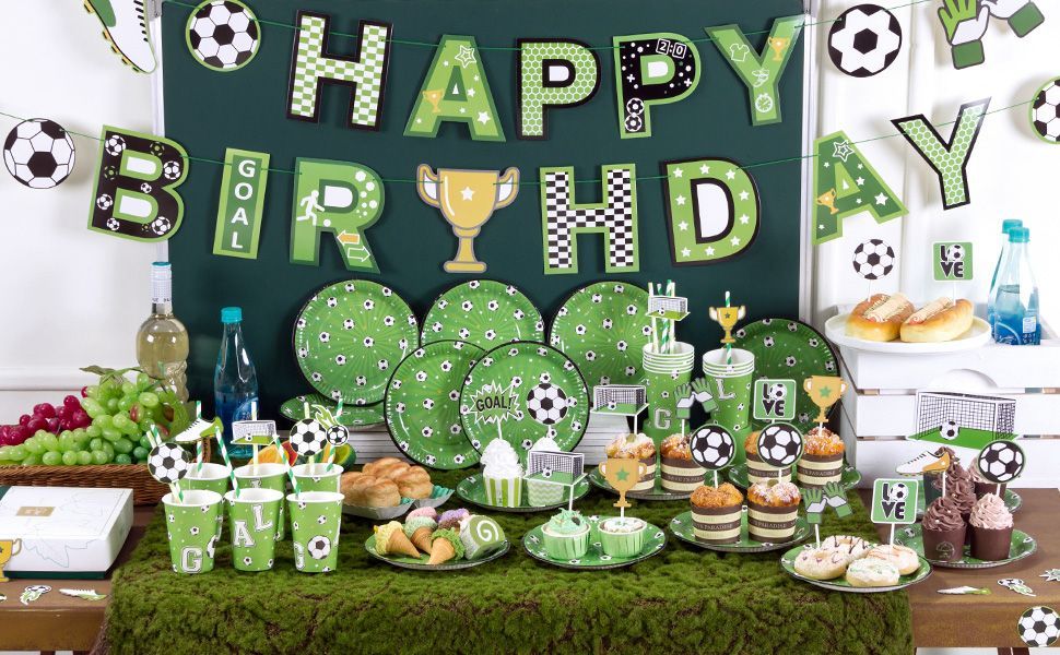 soccer themed birthday decorations