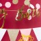 Pink Birthday Party Decorations Pompoms Flowers Kit Happy Birthday Banner for Girls