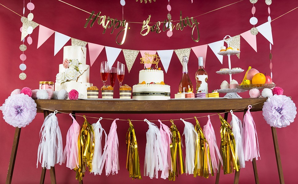 Pink Birthday Party Decorations