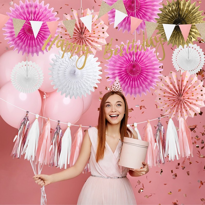 Pink Birthday Party Decorations Applications