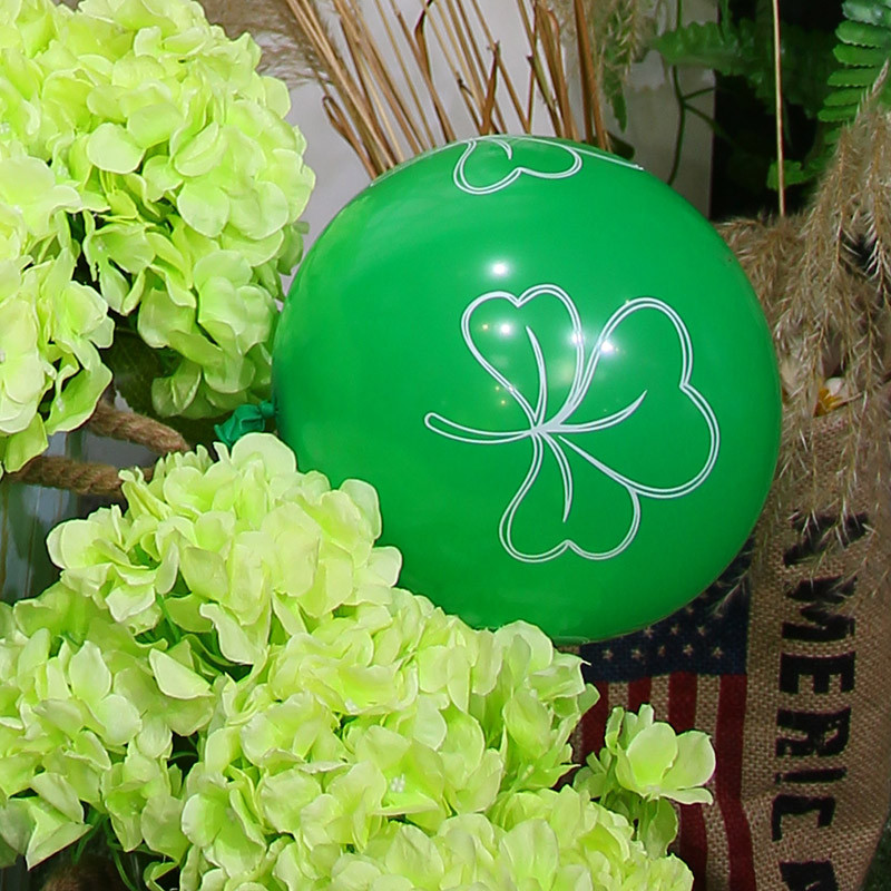  Green Shamrock Balloons