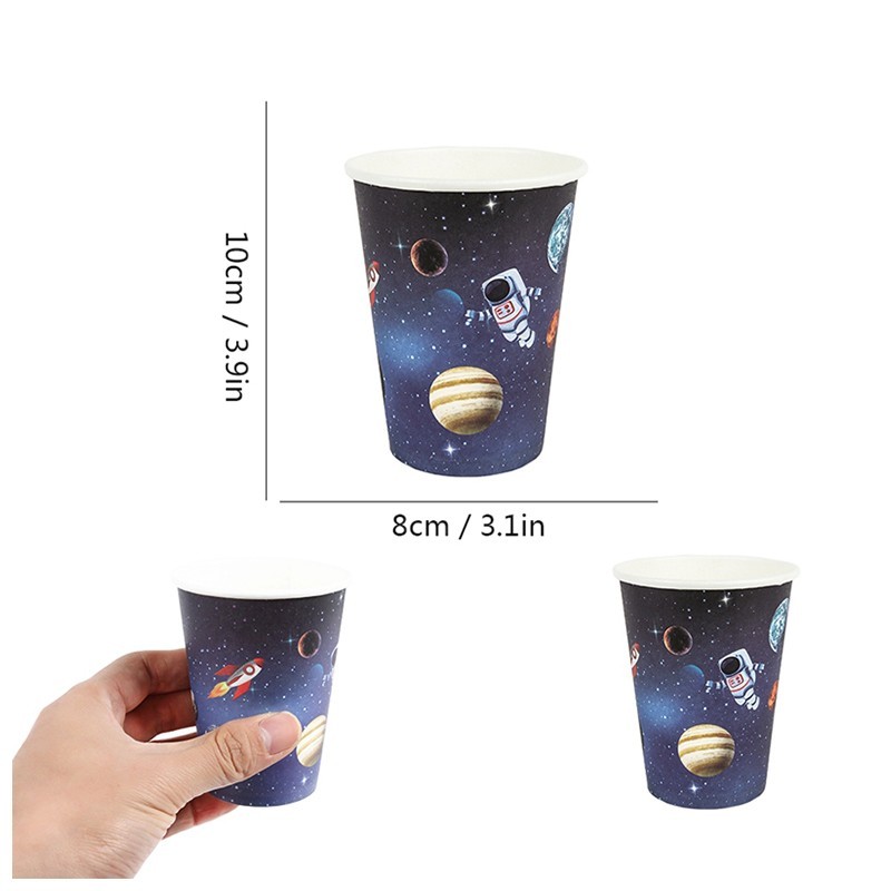 size of paper cups