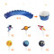 Wholesale Birthday Cake Toppers and Wrappers | Universe Planet Themed Party Decorations