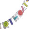 Happy Birthday Banner Party Decorations for Boys and Girls | Rocket and Spaceship Banner