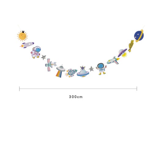 Bannière de fête en gros | Bannières extérieures d'astronautes pour les décorations de fête
