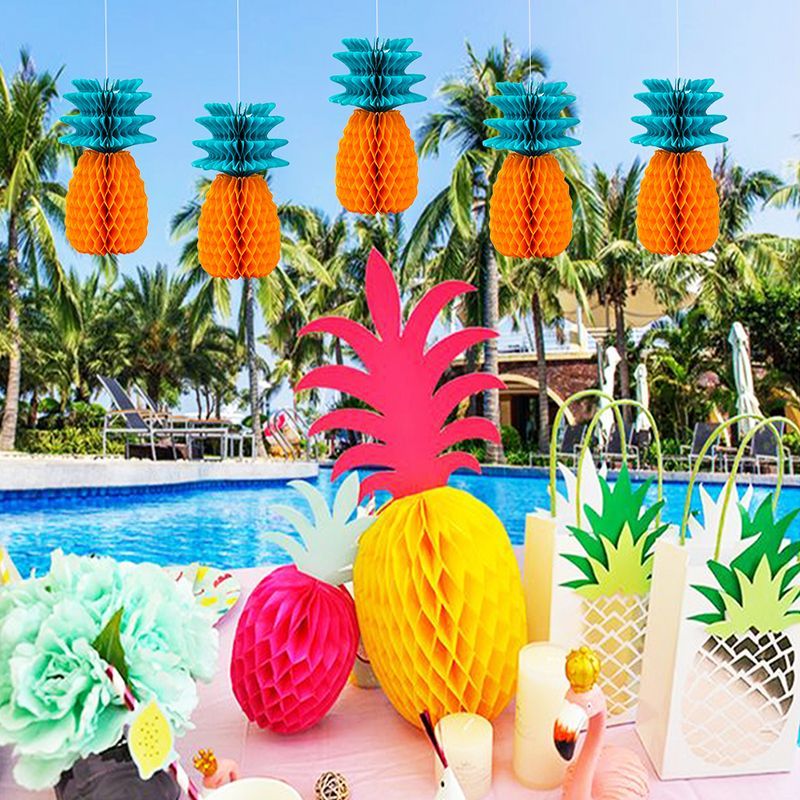 pineapple honeycomb decorations