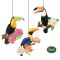 Toucan Honeycomb | Summer Birthday Party Supplies| Hawaiian Party Tropical Bird Decoration Wholesale