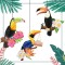 Toucan Honeycomb | Summer Birthday Party Supplies| Hawaiian Party Tropical Bird Decoration Wholesale