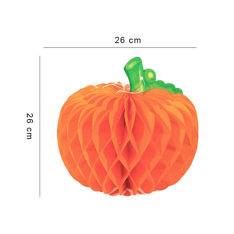 size of the paper pumpkin