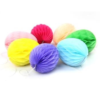 Easter Eggs Paper Honeycomb Balls | Easter Party Decorations| Happy Easter Party Supplies Wholesale