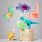 Dinosaur Honeycomb Decoration Centerpiece | Kids Birthday Party Hanging Decorations Wholesale
