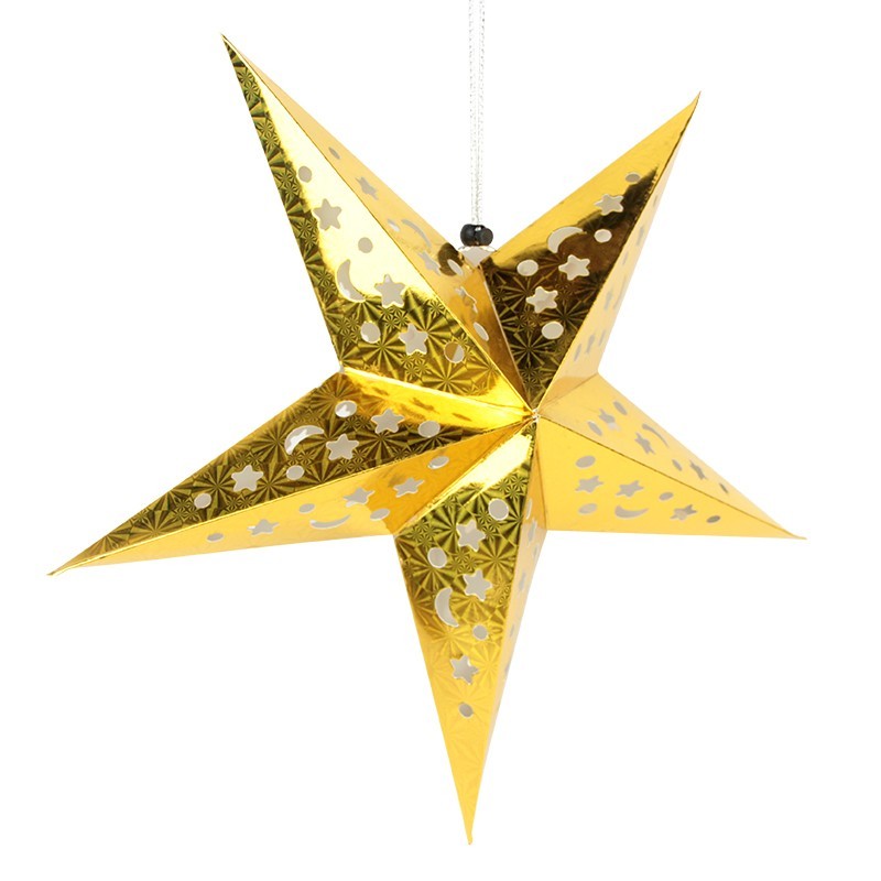 yellow Paper Star Lanterns