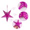 Decorative Glitter Laser Paper Star Lanterns | Hanging Party Decorations Home Decor Star Wholesale