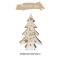 Weihnachtsdekoration Licht Ornamente Weihnachtslicht aus Holz Weihnachtsanhänger aus Holz mit Partydekoration