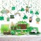 St.Patrick's Day Hanging Swirls Decorations | Leprechauns and Shamrock Party Decorations Wholesale