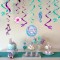 Meerjungfrau hängende Strudel | Mädchen Sea Themed Baby Shower Party Dekorationen Großhandel