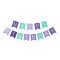 Alles Gute zum Geburtstag-Banner | Meerjungfrau-Party-Dekorationen für Kinder Mädchen-Geburtstags-Party-Zubehör Großhandel